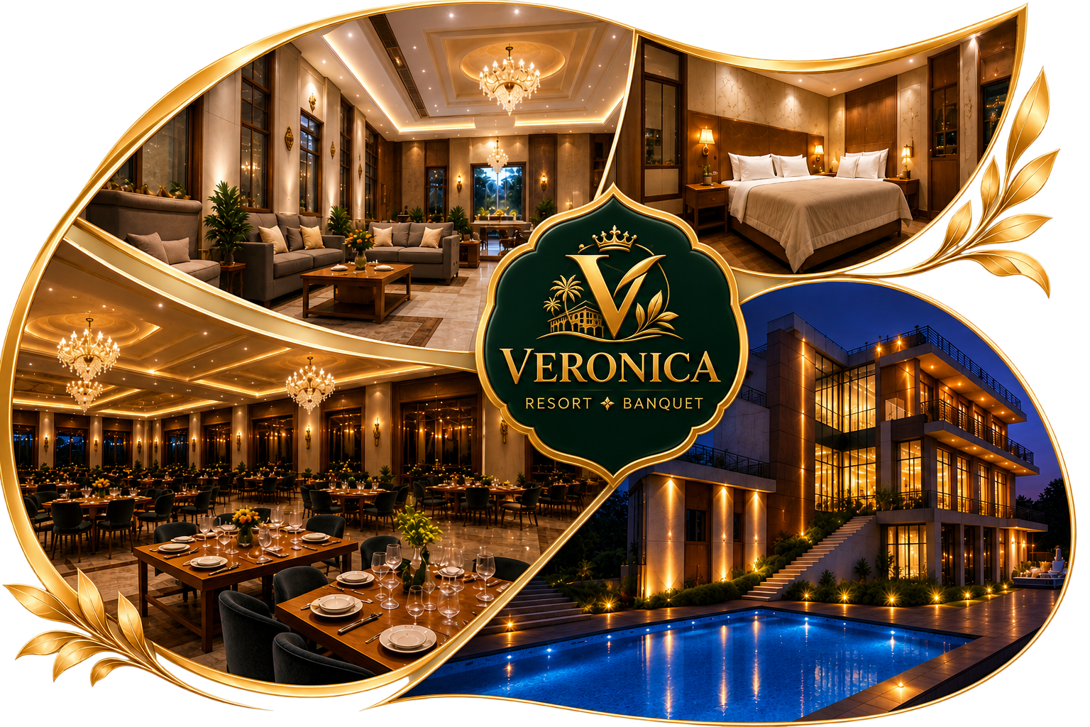 Veronica Resort & Banquet - Grand Halls, Pool & Lawns